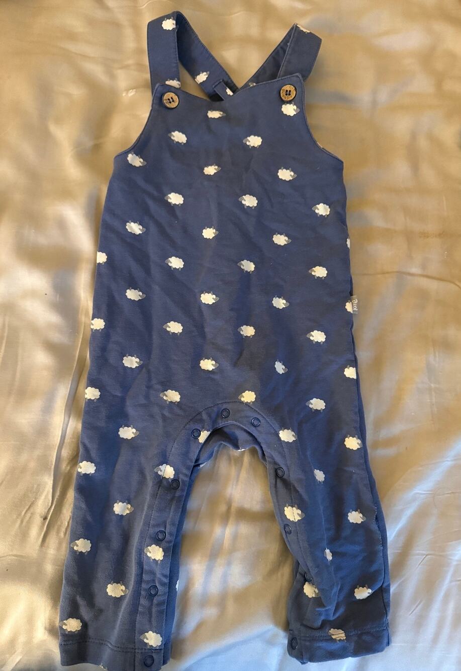 Kite Blue cloud overalls 12-18months